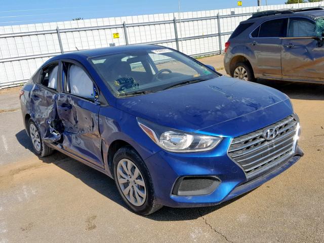 3KPC24A36KE065484 - 2019 HYUNDAI ACCENT SE BLUE photo 1