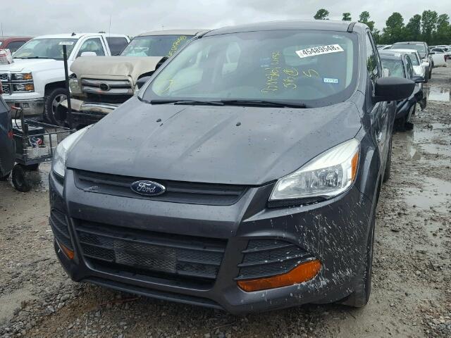 1FMCU0F75FUA61296 - 2015 FORD ESCAPE S GRAY photo 2