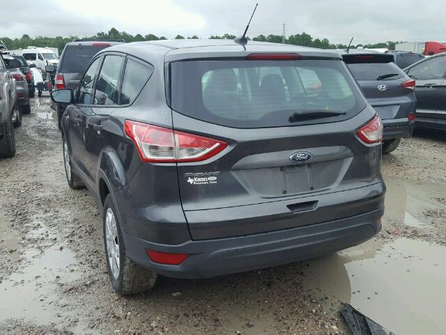 1FMCU0F75FUA61296 - 2015 FORD ESCAPE S GRAY photo 3