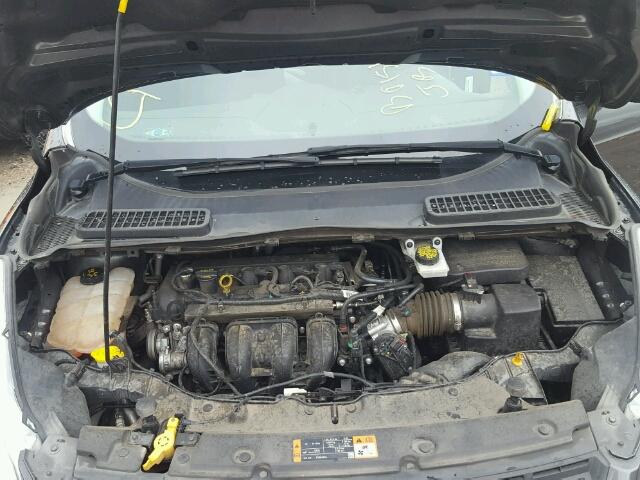 1FMCU0F75FUA61296 - 2015 FORD ESCAPE S GRAY photo 7