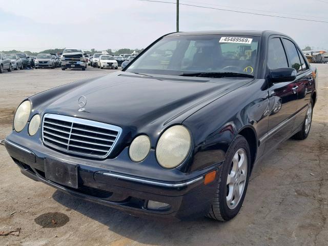 WDBJF65J12B415664 - 2002 MERCEDES-BENZ E 320 BLACK photo 2