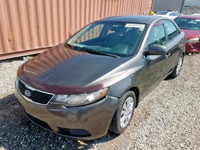 KNAFU4A2XB5443748 - 2011 KIA FORTE EX CHARCOAL photo 2