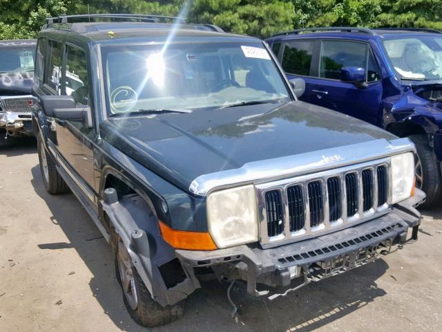 1J8HH58N26C107303 - 2006 JEEP COMMANDER BLACK photo 1