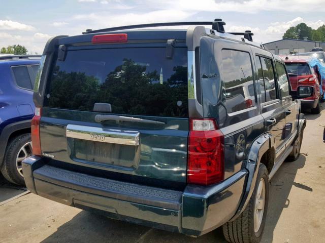 1J8HH58N26C107303 - 2006 JEEP COMMANDER BLACK photo 4