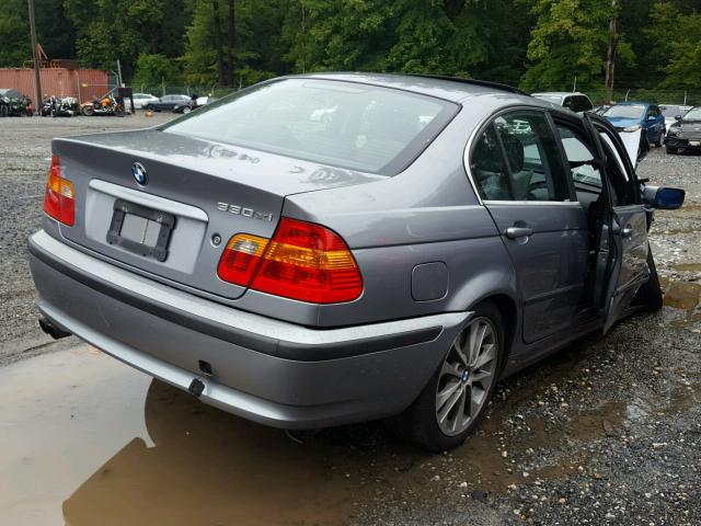 WBAEW53443PN31517 - 2003 BMW 330 XI GRAY photo 4