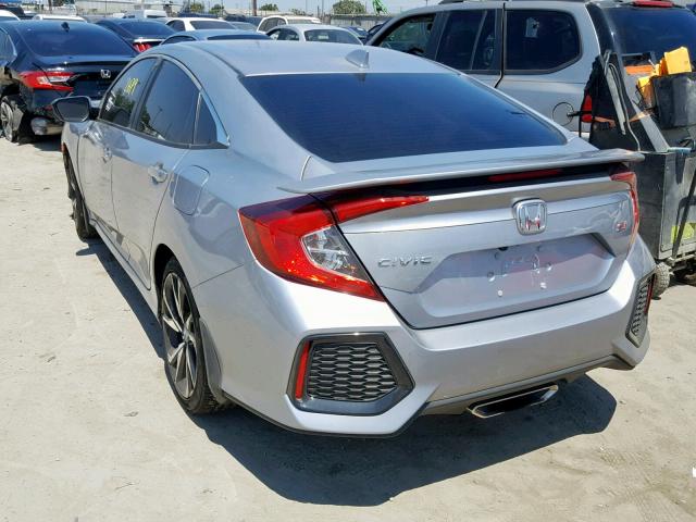 2HGFC1E52KH705507 - 2019 HONDA CIVIC SI SILVER photo 3