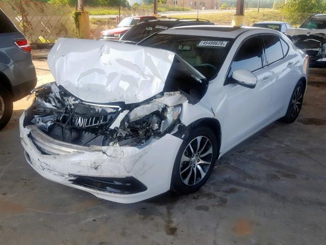 19UUB1F36GA006684 - 2016 ACURA TLX WHITE photo 2