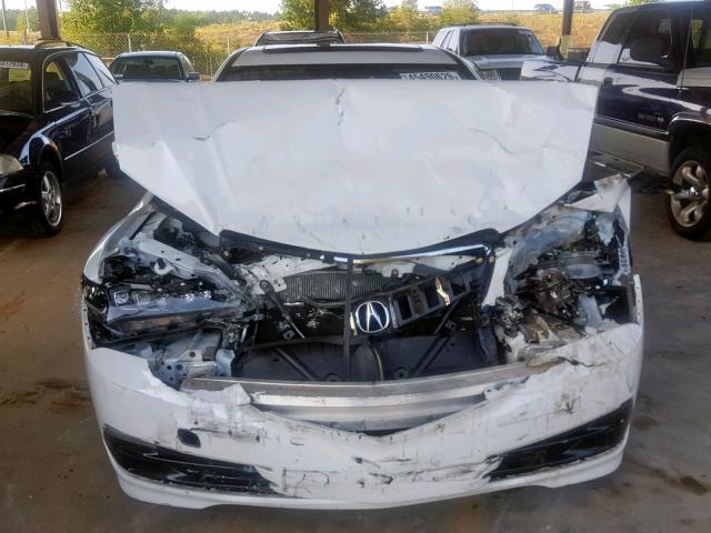 19UUB1F36GA006684 - 2016 ACURA TLX WHITE photo 7