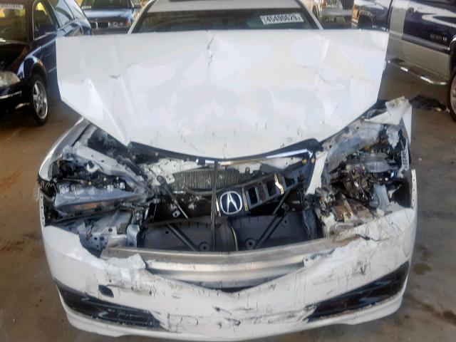 19UUB1F36GA006684 - 2016 ACURA TLX WHITE photo 9