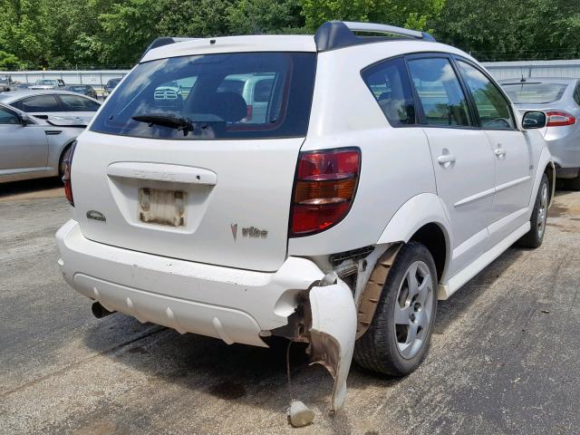 5Y2SL65836Z417554 - 2006 PONTIAC VIBE WHITE photo 4