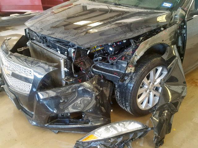 1G11H5SA6DF184470 - 2013 CHEVROLET MALIBU LTZ შავი ფოტო 9