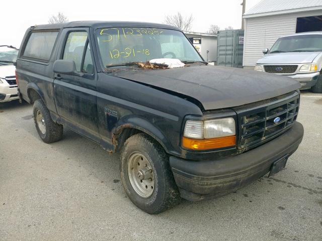 1FMEU15H0TLB36951 - 1996 FORD BRONCO U10 BLACK photo 1