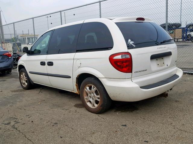 1D4GP25R83B262373 - 2003 DODGE CARAVAN SE WHITE photo 3