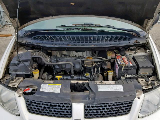 1D4GP25R83B262373 - 2003 DODGE CARAVAN SE WHITE photo 7