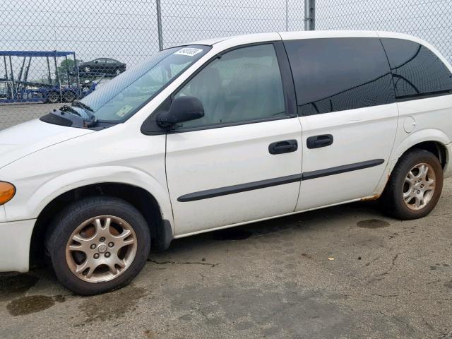 1D4GP25R83B262373 - 2003 DODGE CARAVAN SE WHITE photo 9