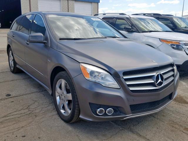 4JGCB2FE0BA126552 - 2011 MERCEDES-BENZ R 350 BLUE GRAY photo 1