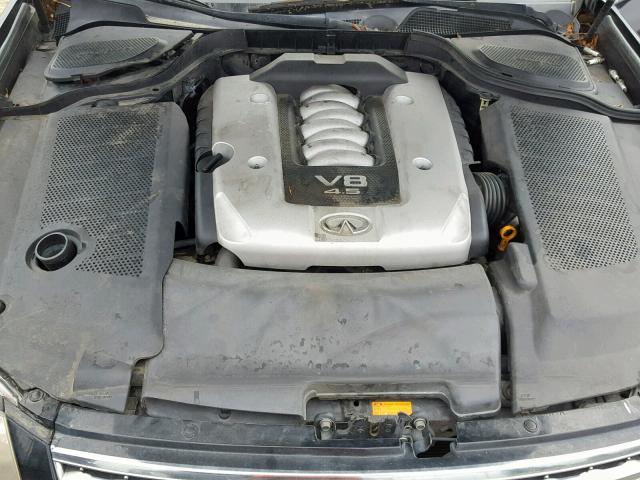 JNKBY01E46M208152 - 2006 INFINITI M45 BASE BLACK photo 7