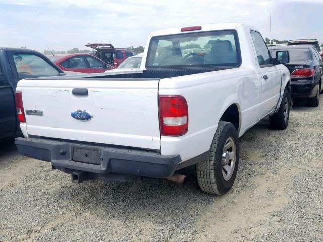 1FTYR10D99PA11357 - 2009 FORD RANGER WHITE photo 4