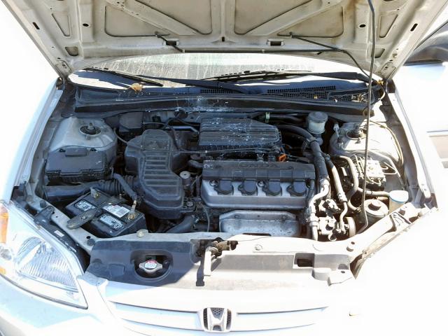 1HGEN26553L000330 - 2003 HONDA CIVIC GX SILVER photo 7