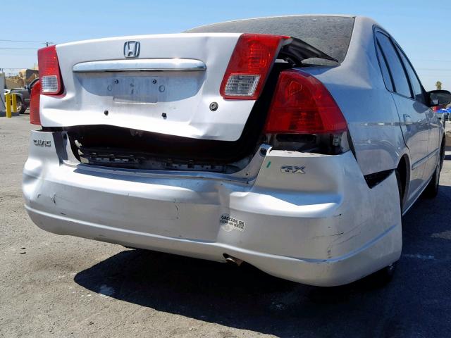 1HGEN26553L000330 - 2003 HONDA CIVIC GX SILVER photo 9