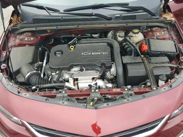 1G1ZB5STXGF278409 - 2016 CHEVROLET MALIBU LS Bordo foto 7