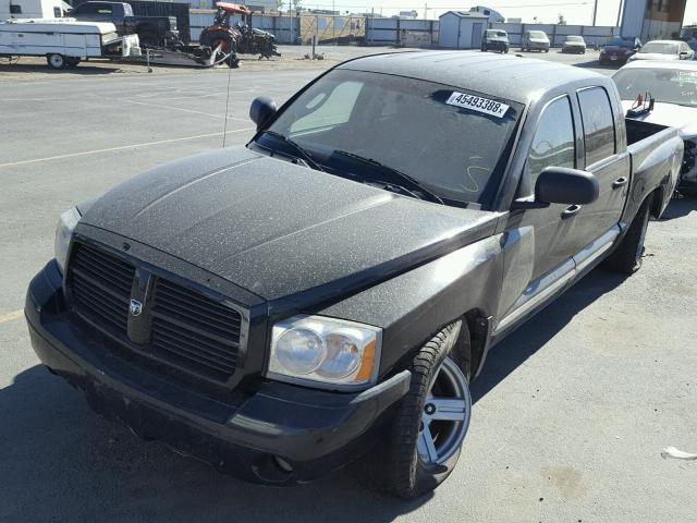 1D7HW58J17S216035 - 2007 DODGE DAKOTA QUA BLACK photo 2