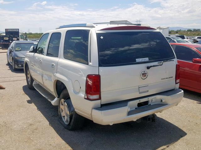 1GYEK63N33R282154 - 2003 CADILLAC ESCALADE L WHITE photo 3