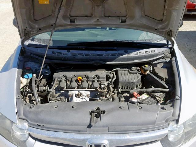 2HGFA16286H519986 - 2006 HONDA CIVIC DX SILVER photo 7