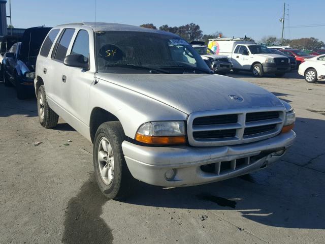 1D4HR38N13F518259 - 2003 DODGE DURANGO SP SILVER photo 1