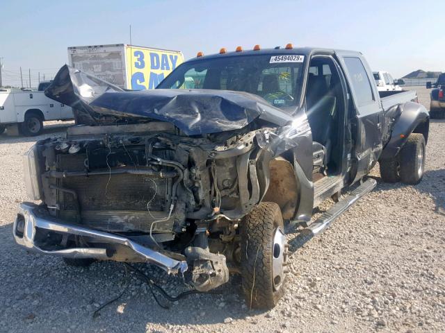 1FT8W3DT9GEB83998 - 2016 FORD F350 SUPER GRAY photo 2