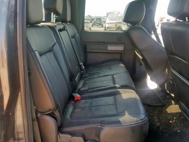 1FT8W3DT9GEB83998 - 2016 FORD F350 SUPER GRAY photo 6