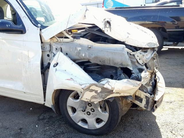 3A8FY48B68T137015 - 2008 CHRYSLER PT CRUISER WHITE photo 9