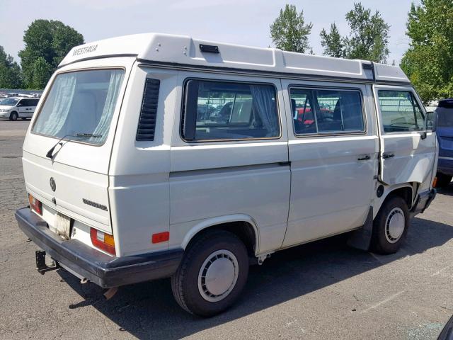 WV2ZB0252JH051711 - 1988 VOLKSWAGEN VANAGON CA WHITE photo 4