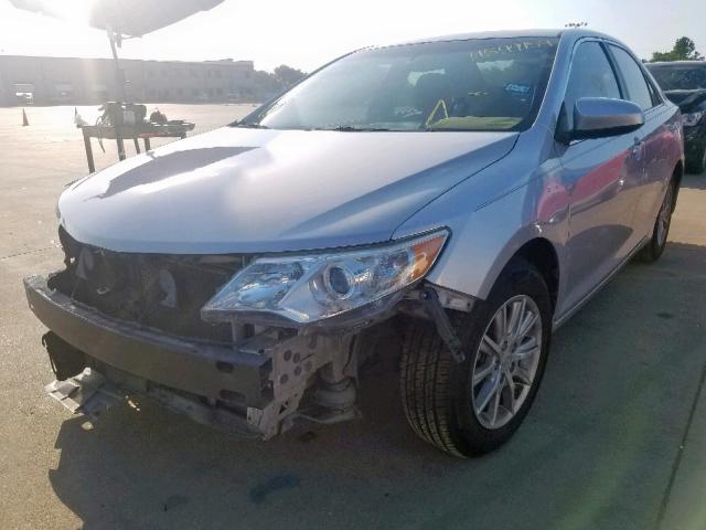 4T4BF1FK4CR209133 - 2012 TOYOTA CAMRY BASE SILVER photo 2