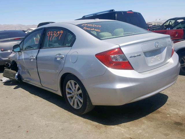 2HGFB2F98CH536914 - 2012 HONDA CIVIC EXL Gümüş foto 3
