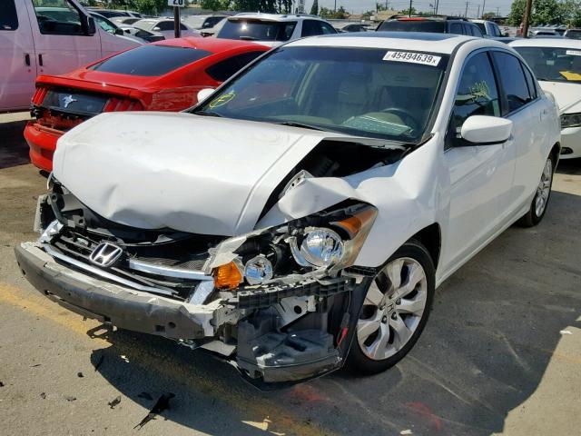 1HGCP268X9A008309 - 2009 HONDA ACCORD EXL WHITE photo 2