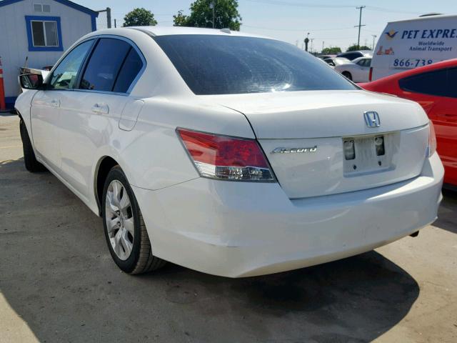 1HGCP268X9A008309 - 2009 HONDA ACCORD EXL WHITE photo 3