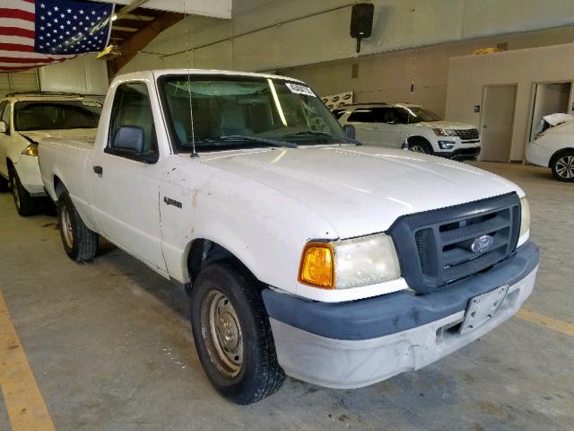 1FTYR10D54PB50071 - 2004 FORD RANGER WHITE photo 1