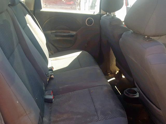 KL1TD66618B058884 - 2008 CHEVROLET AVEO BASE Қызыл фото 6