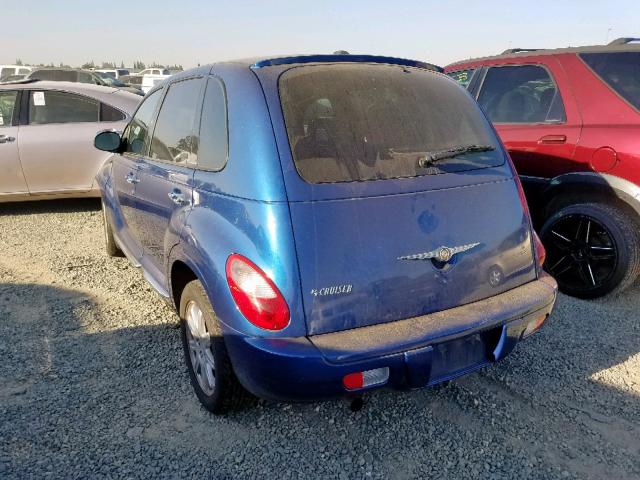 3A4GY5F91AT130961 - 2010 CHRYSLER PT CRUISER BLUE photo 3