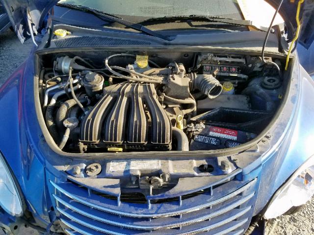 3A4GY5F91AT130961 - 2010 CHRYSLER PT CRUISER BLUE photo 7