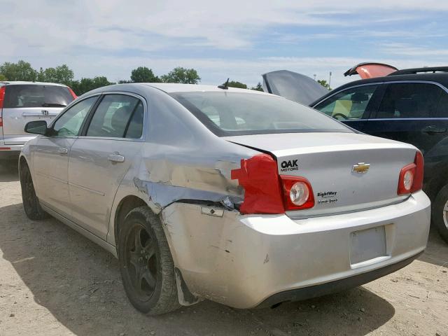 1G1ZB5E13BF123610 - 2011 CHEVROLET MALIBU LS Gümüş foto 3