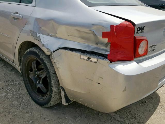 1G1ZB5E13BF123610 - 2011 CHEVROLET MALIBU LS Gümüş foto 9