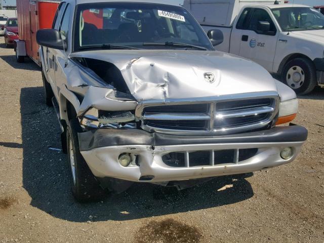 1D7HG38K34S709298 - 2004 DODGE DAKOTA QUA SILVER photo 9