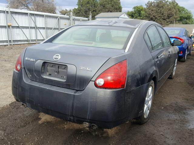 1N4BA41E45C817779 - 2005 NISSAN MAXIMA SE GRAY photo 4