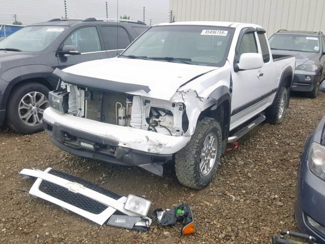 1GCJTDFE3C8127272 - 2012 CHEVROLET COLORADO L WHITE photo 2
