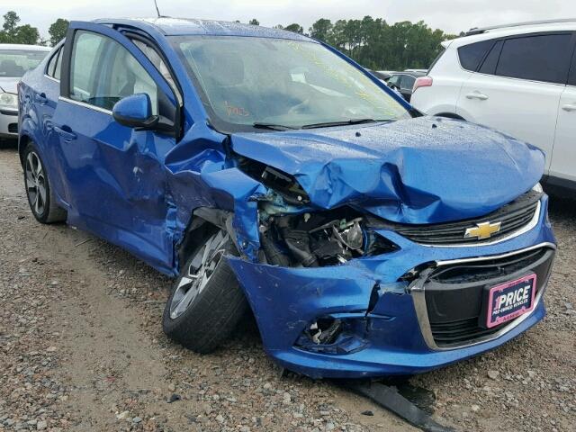 1G1JF5SB8H4136209 - 2017 CHEVROLET SONIC PREM BLUE photo 1