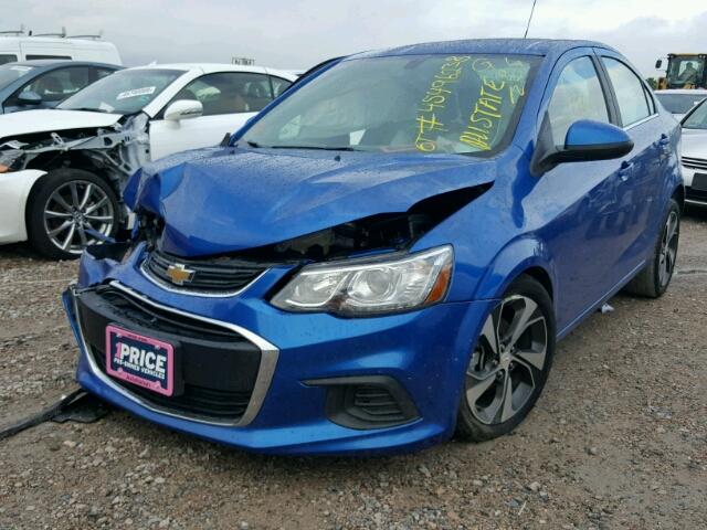 1G1JF5SB8H4136209 - 2017 CHEVROLET SONIC PREM BLUE photo 2