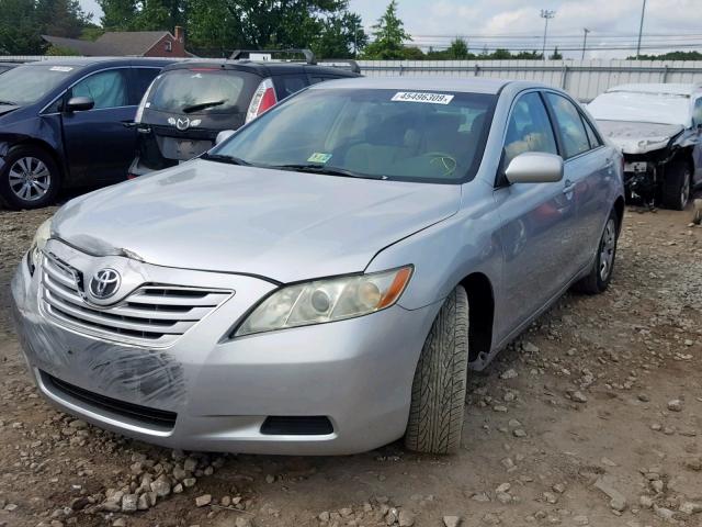 4T1BE46K57U185672 - 2007 TOYOTA CAMRY NEW SILVER photo 2