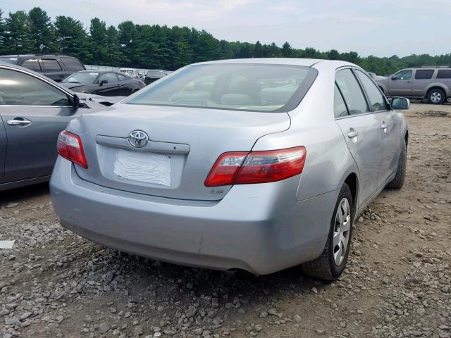 4T1BE46K57U185672 - 2007 TOYOTA CAMRY NEW SILVER photo 4